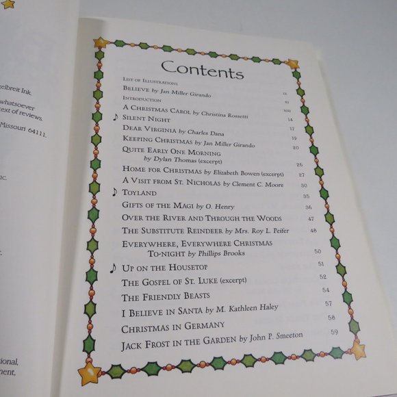 ME Believe Christmas Treasury Hardback Collectible Book (full size) - Picture 5 of 15